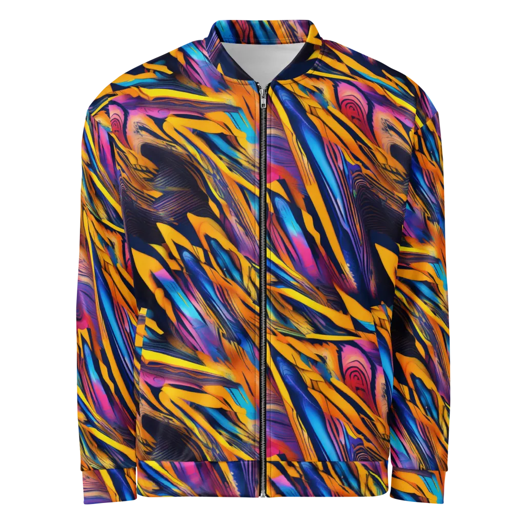 Electric Saffron on Bomber Jacket — Front