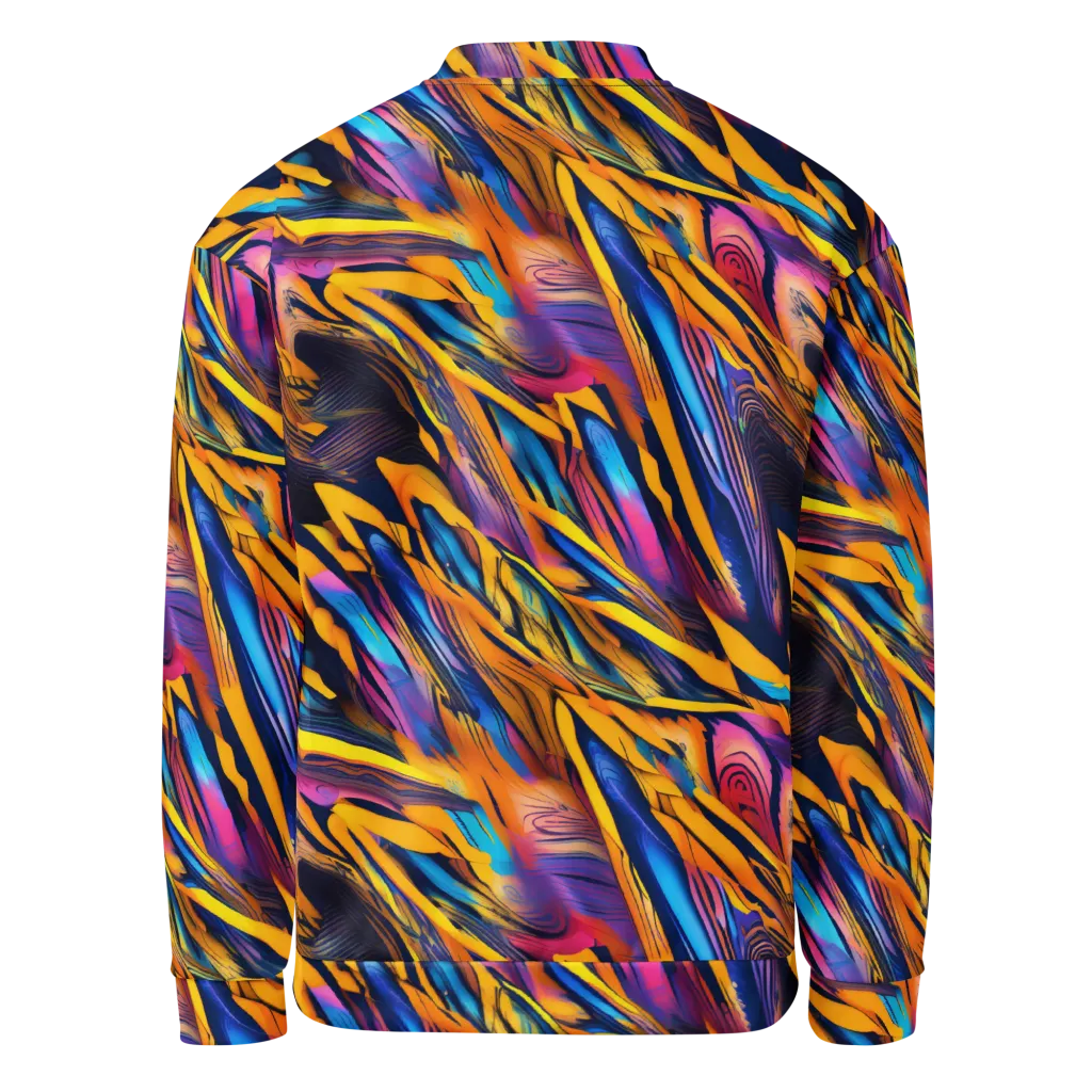 Electric Saffron on Bomber Jacket — Back