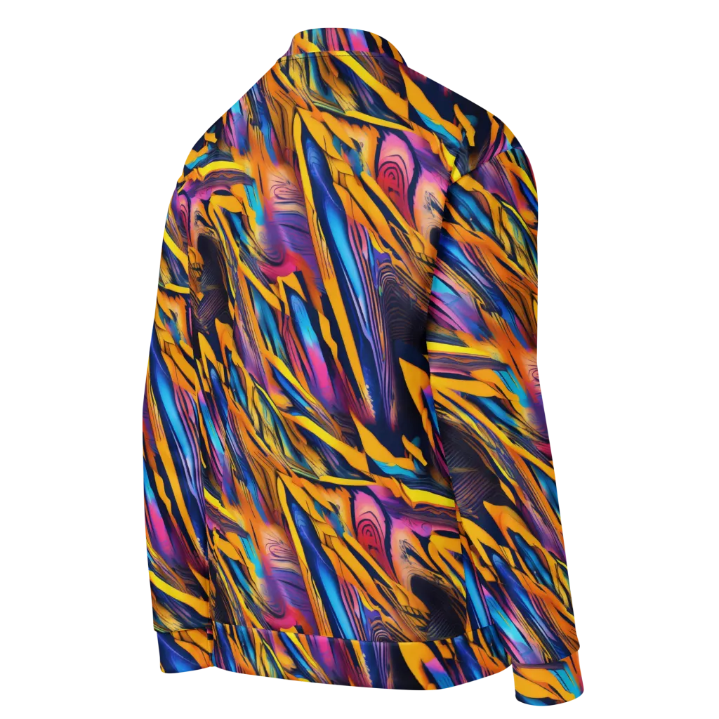 Electric Saffron on Bomber Jacket — Right Back