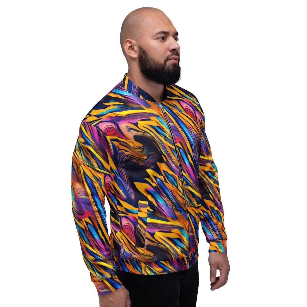 Electric Saffron on Bomber Jacket — Right