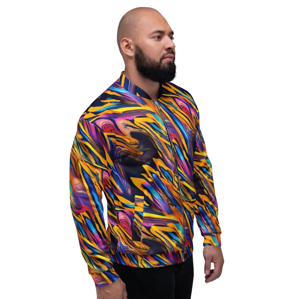 Electric Saffron on Bomber Jacket — Right