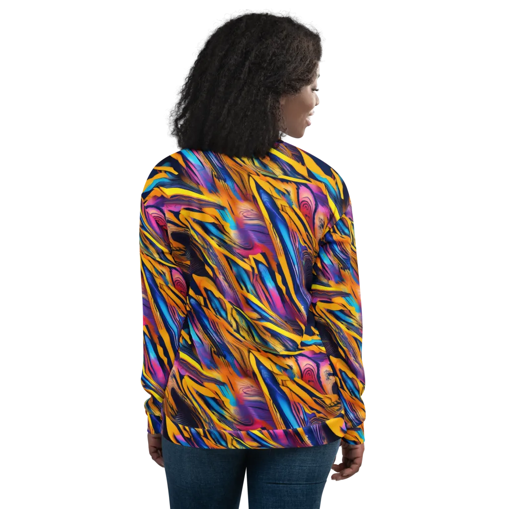 Electric Saffron on Bomber Jacket — Back