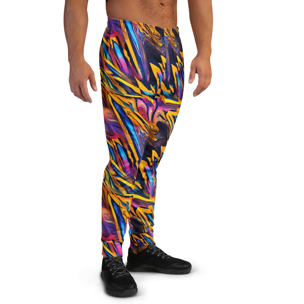 Electric Saffron on Men's Joggers — Right