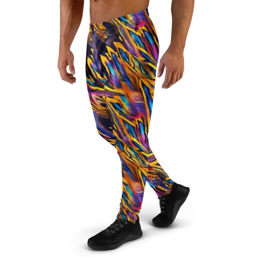 Electric Saffron on a Men's Joggers