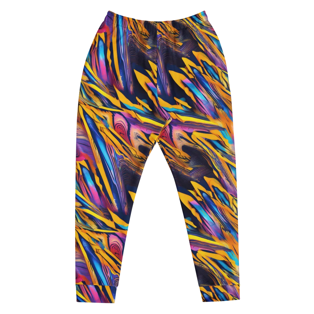 Electric Saffron on Men's Joggers — Front