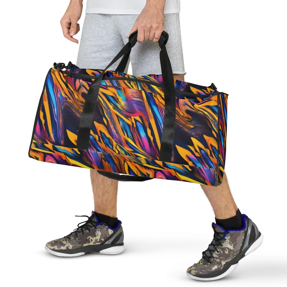 Electric Saffron on Duffle Bag — Front
