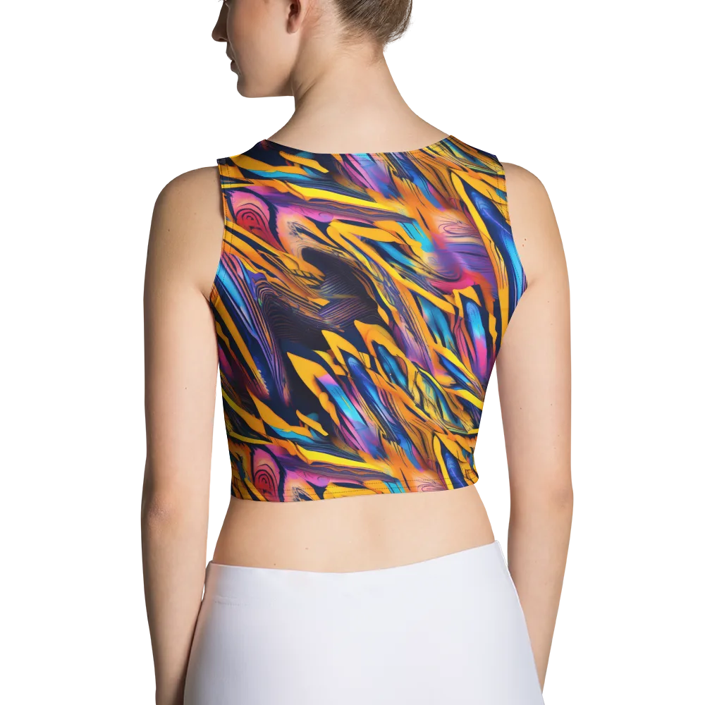 Electric Saffron on Crop Top — Back
