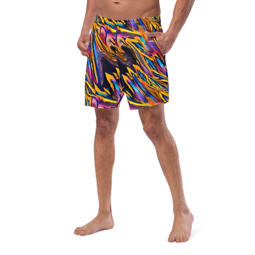 Electric Saffron on Swim Trunks — Left Front