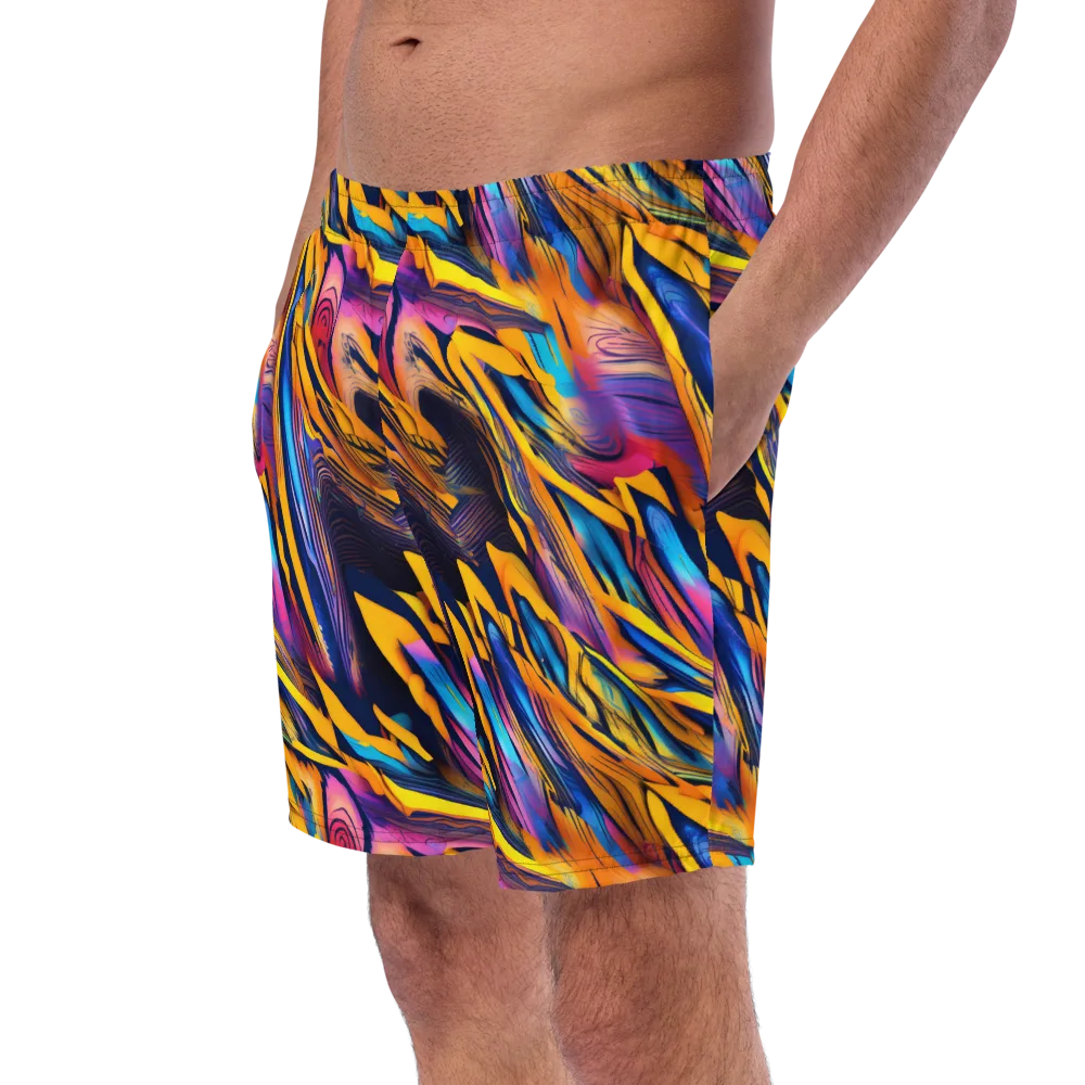 Electric Saffron on Swim Trunks — Left Front