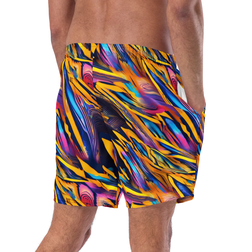 Electric Saffron on Swim Trunks — Right Back