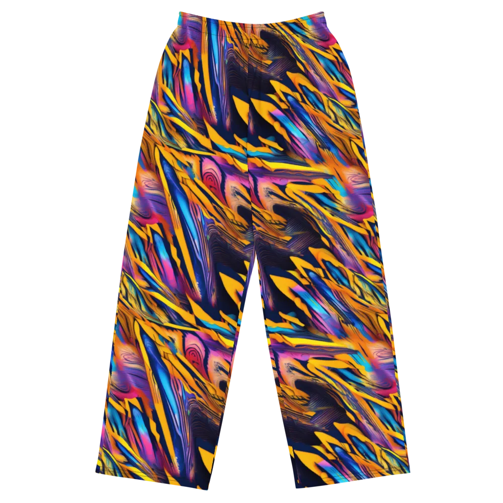 Electric Saffron on Wide-Leg Pants — Front