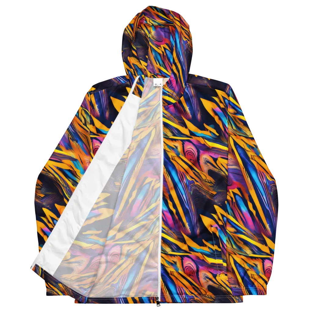 Electric Saffron on Men's Windbreaker — Front
