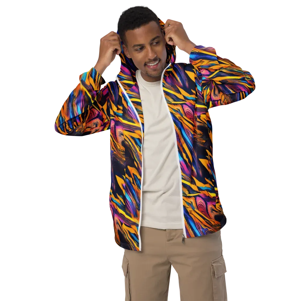 Electric Saffron on Men's Windbreaker — Front