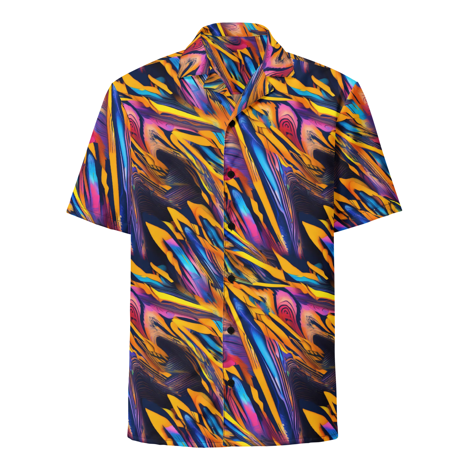 Electric Saffron on Button Shirt — Front