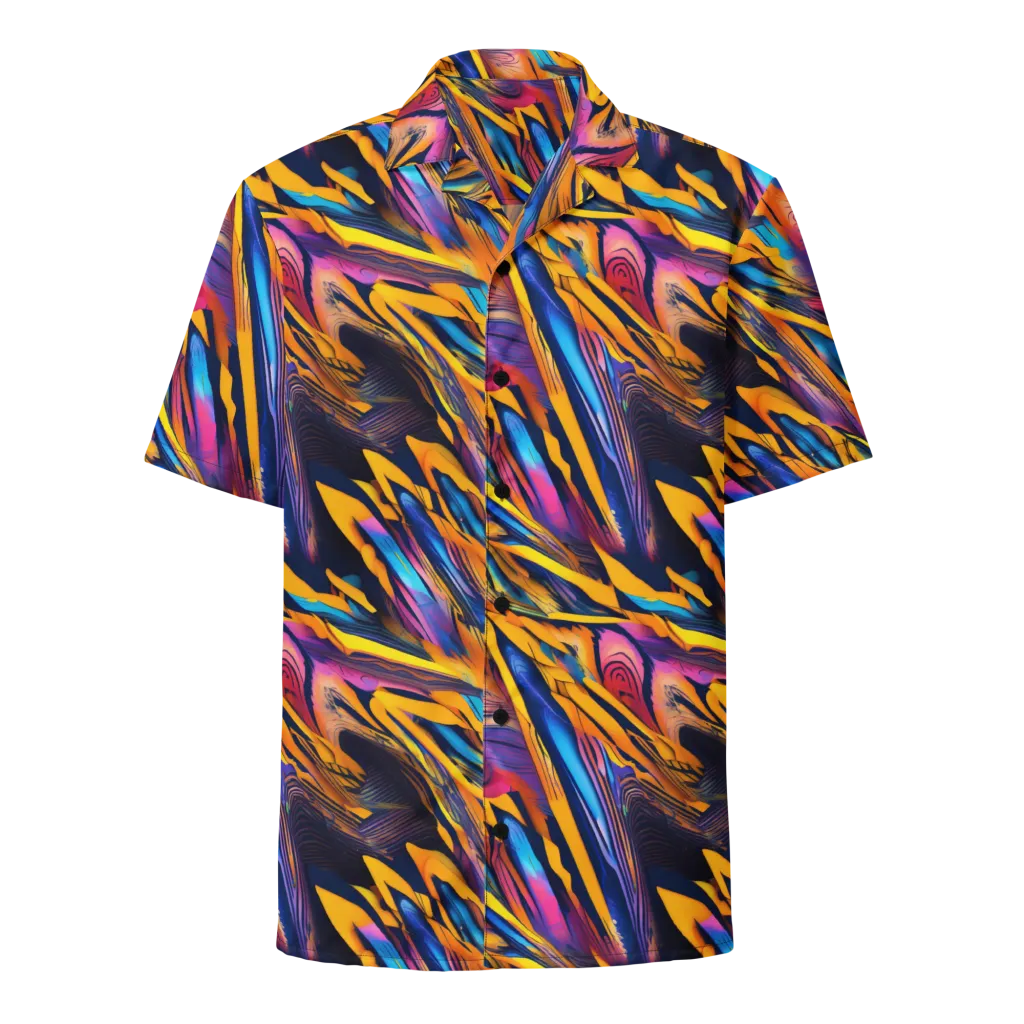 Electric Saffron on Button Shirt — Front