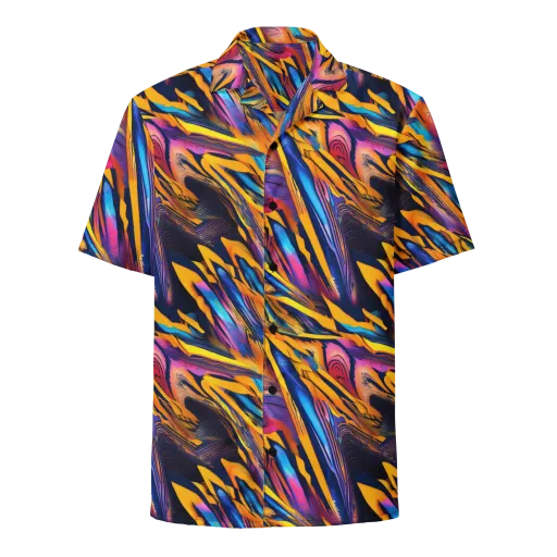 Electric Saffron on a Button Shirt