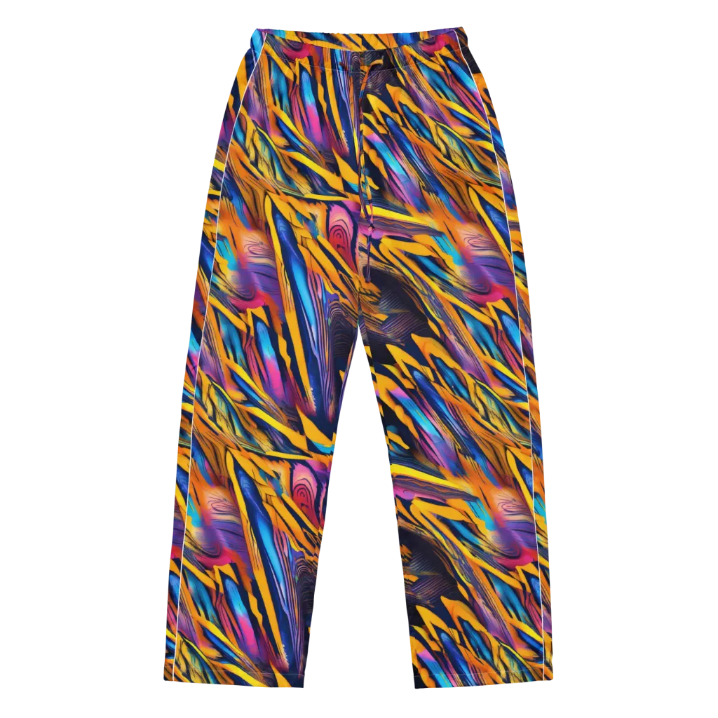 Electric Saffron on Women's Pajama Pants — Front