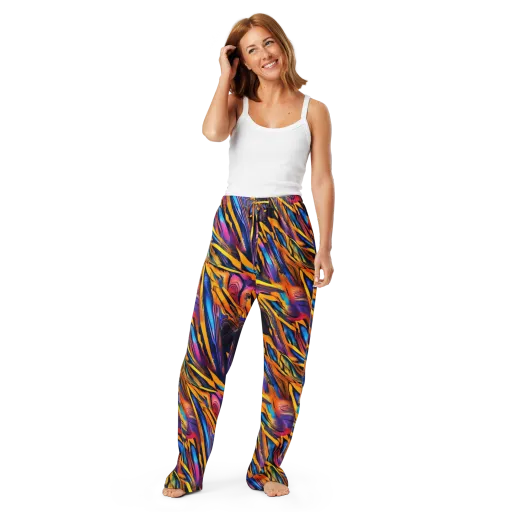 Electric Saffron on a Women's Pajama Pants