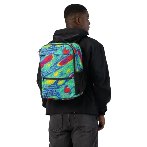 Neon Raceway on a Utility Backpack