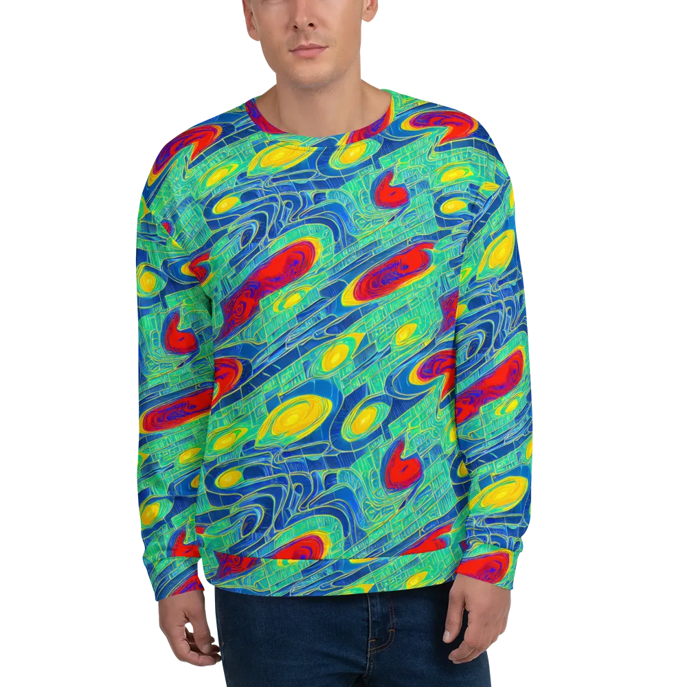 Neon Raceway on Sweatshirt — Front