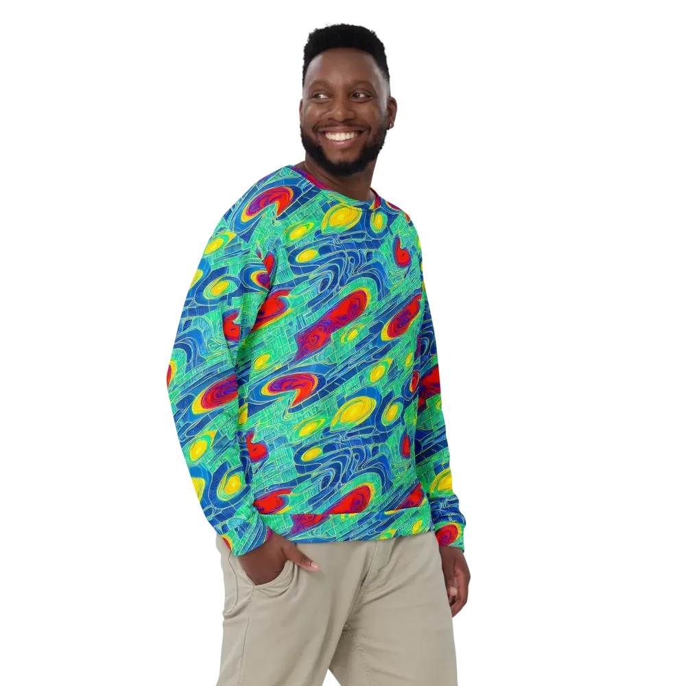 Neon Raceway on Sweatshirt — Front