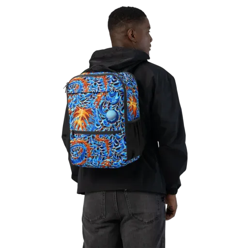 Blue Flame Reef on a Utility Backpack