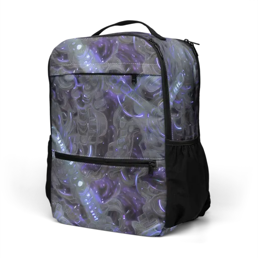 Violet Machine on a Utility Backpack