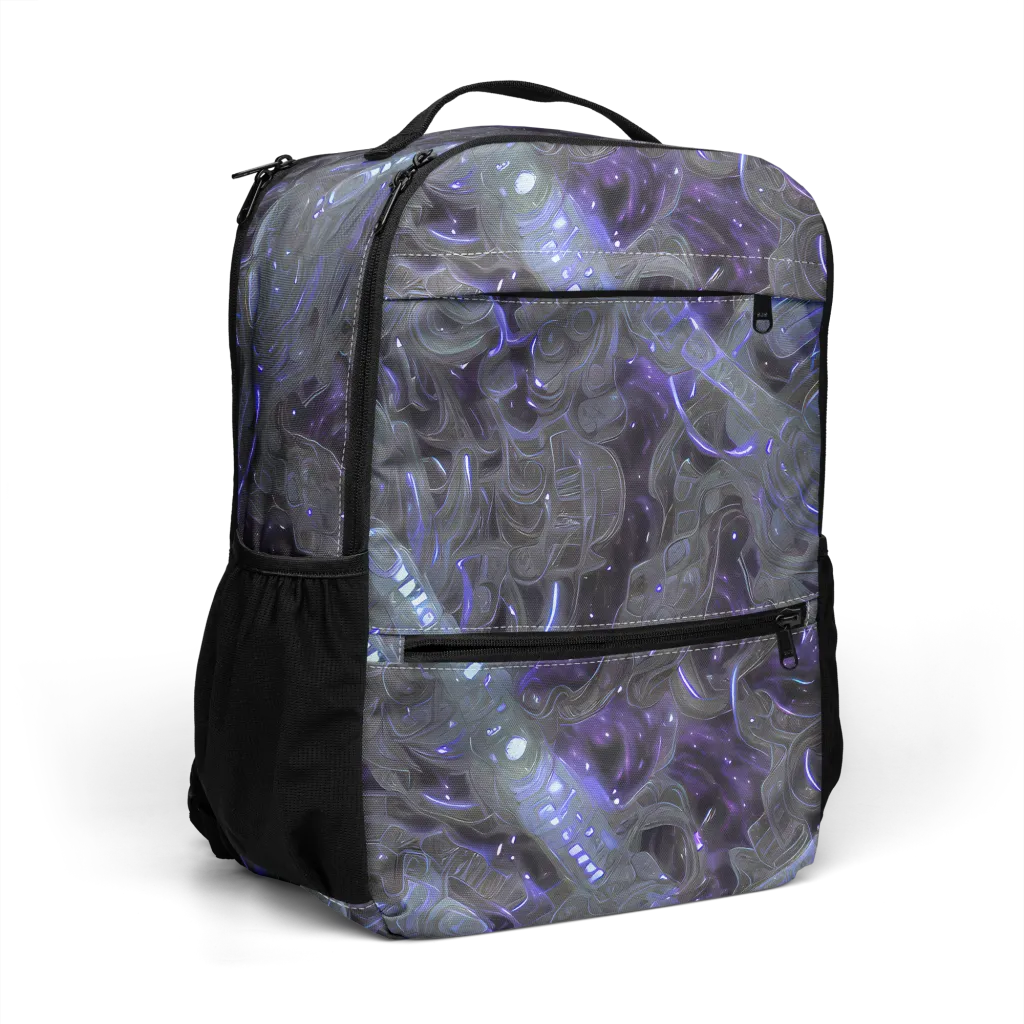 Violet Machine on Utility Backpack — Right Front