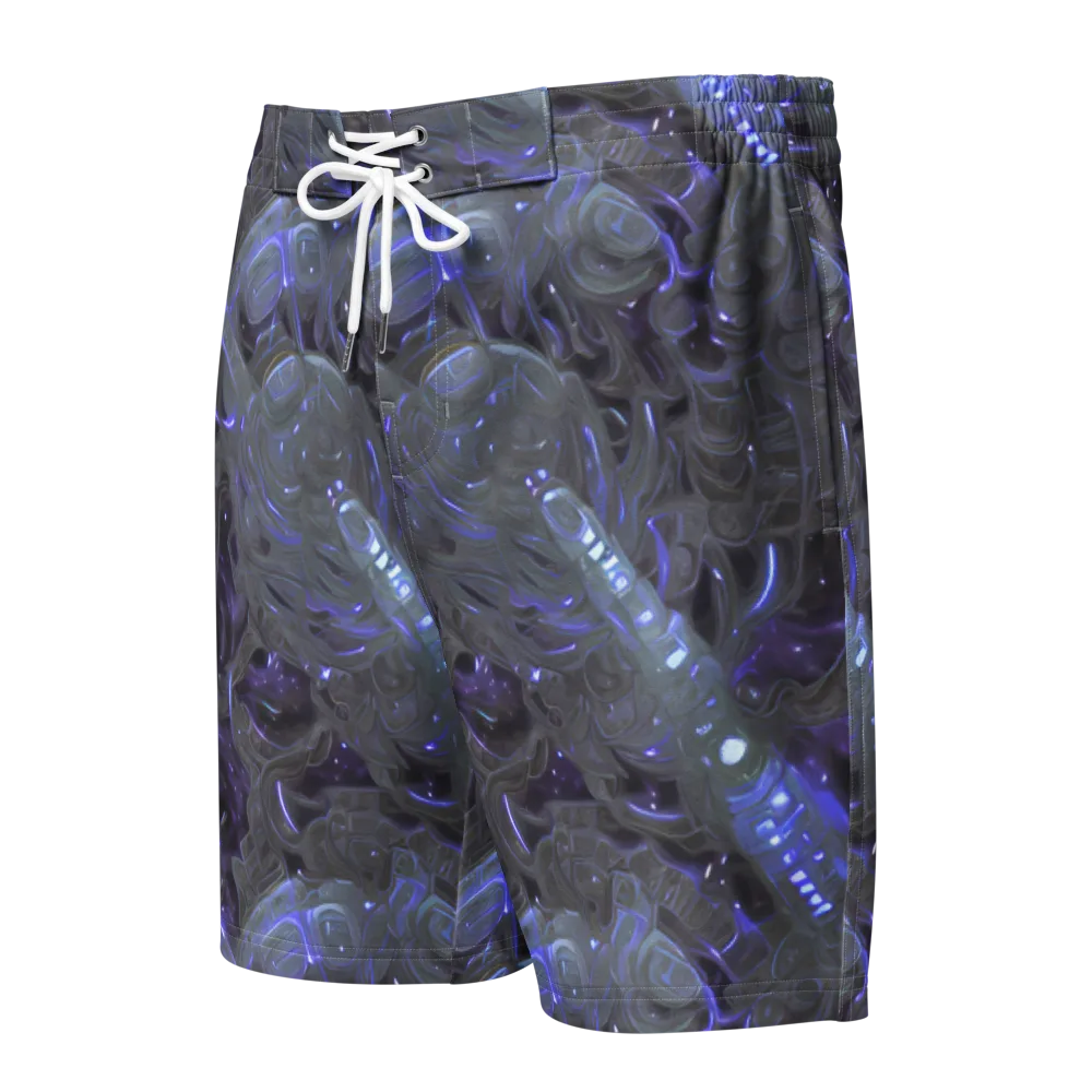 Violet Machine on Men's Board Shorts — Front