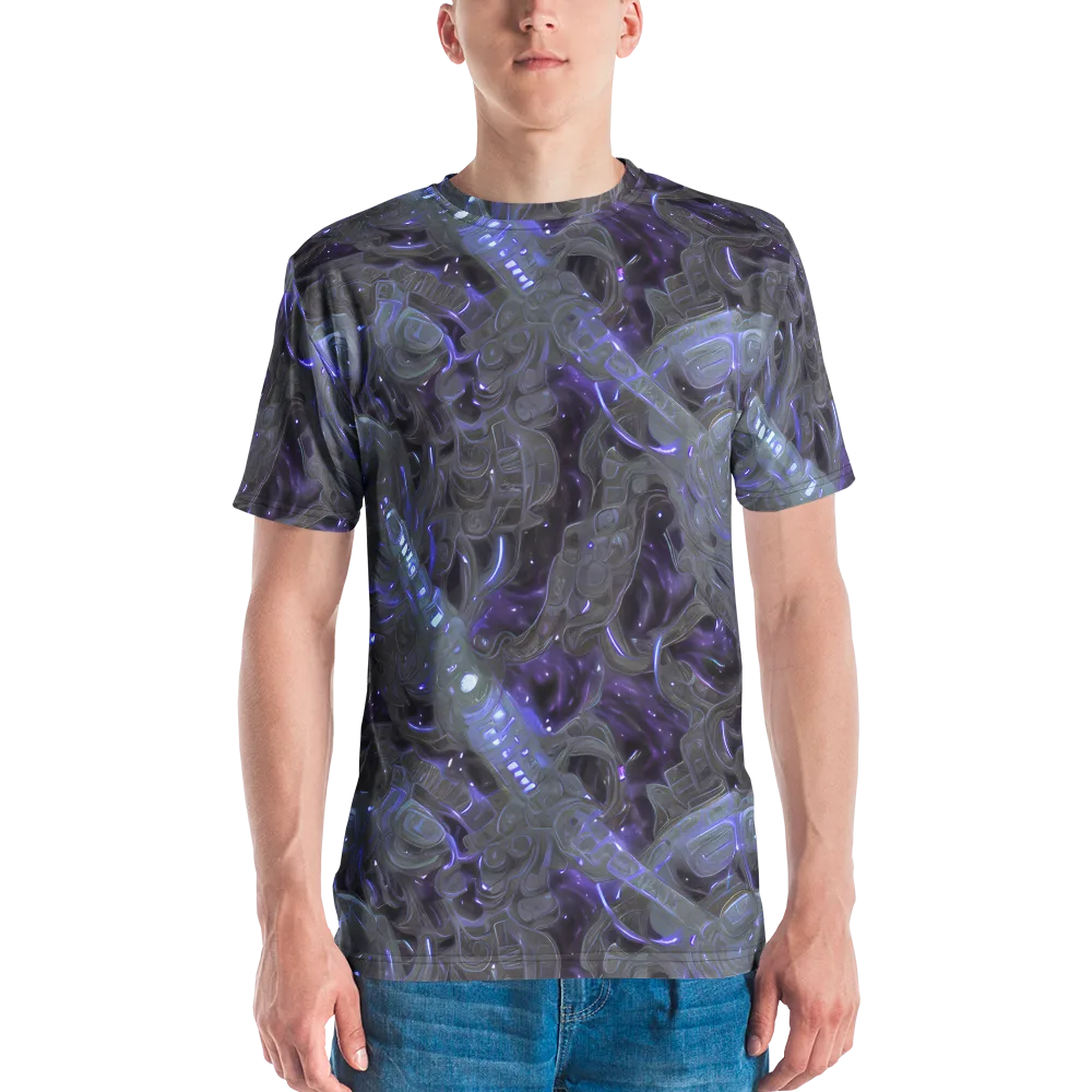 Violet Machine on Men's Crew Neck T-Shirt — Front