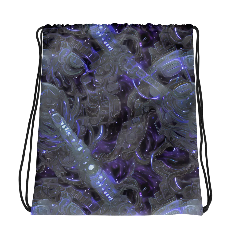 Violet Machine on Drawstring Bag — Photo