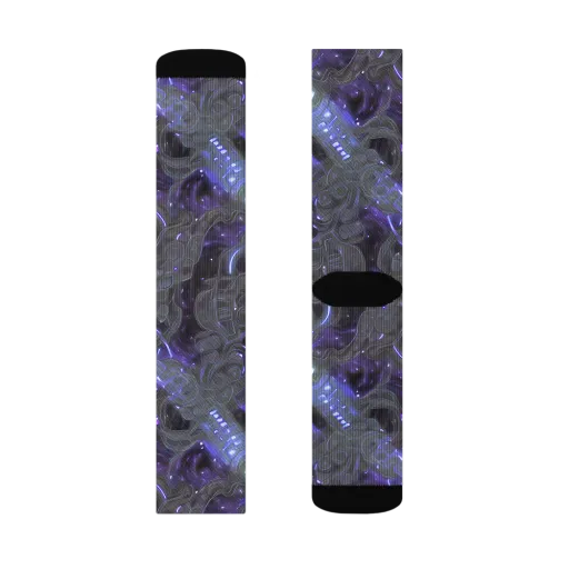 Violet Machine on a Socks