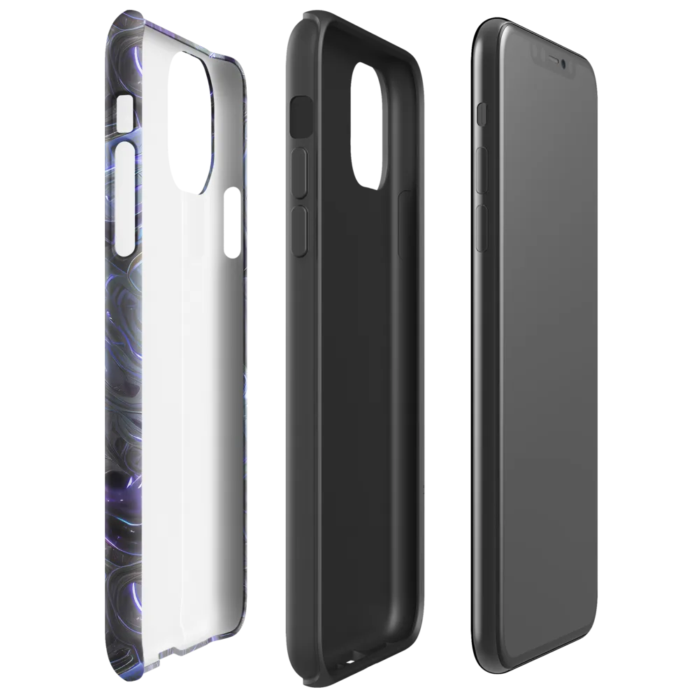 Violet Machine on Tough Case for iPhone® — Right