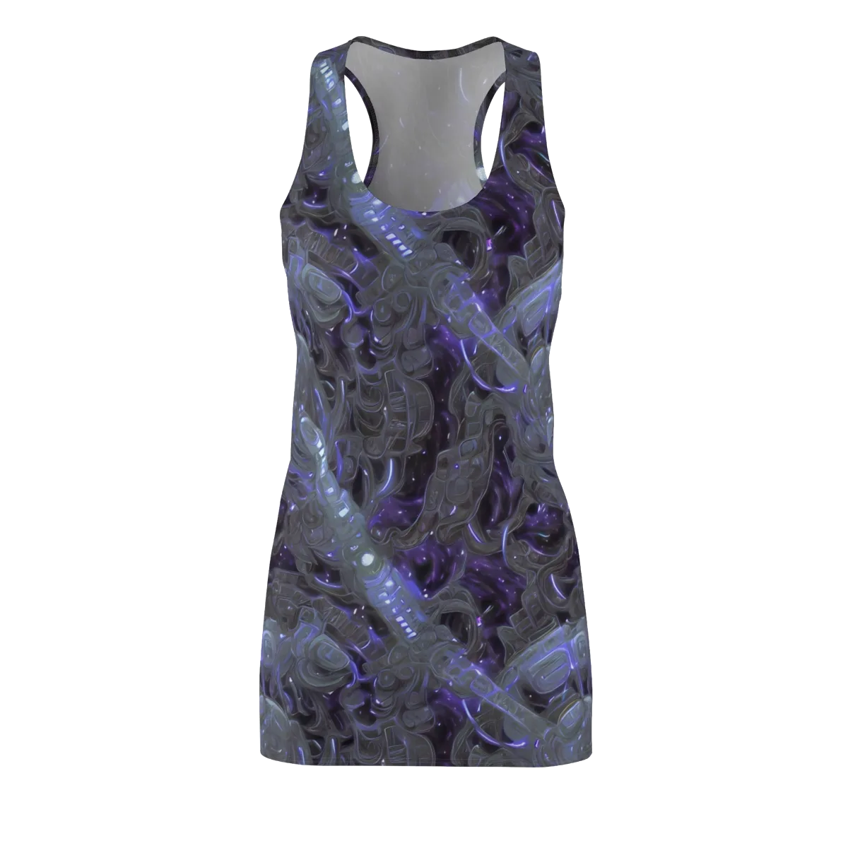 Violet Machine on Racerback Dress — Front