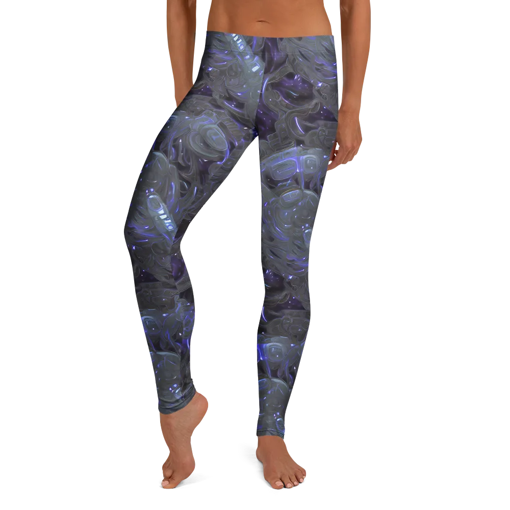 Violet Machine on Leggings — Front