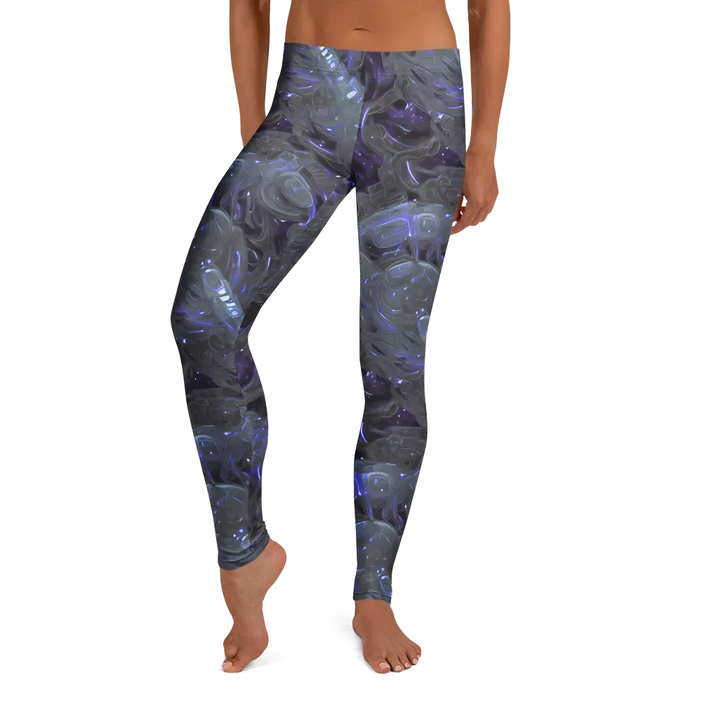 Violet Machine on Leggings — Front