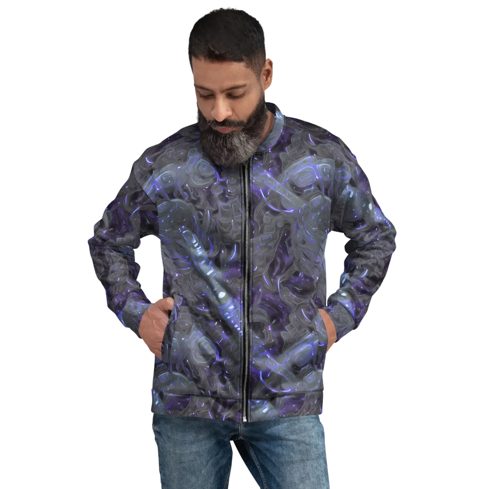 Violet Machine on Bomber Jacket — Front