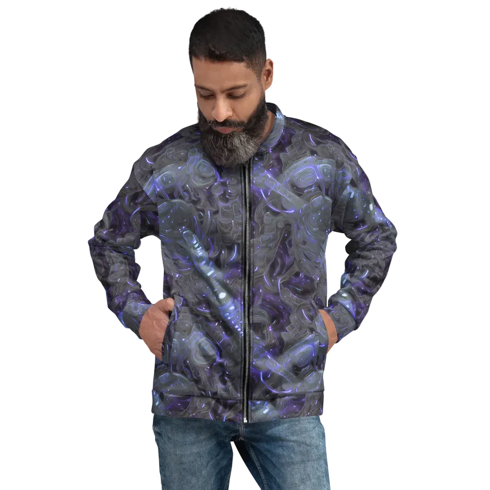 Violet Machine on Bomber Jacket — Front