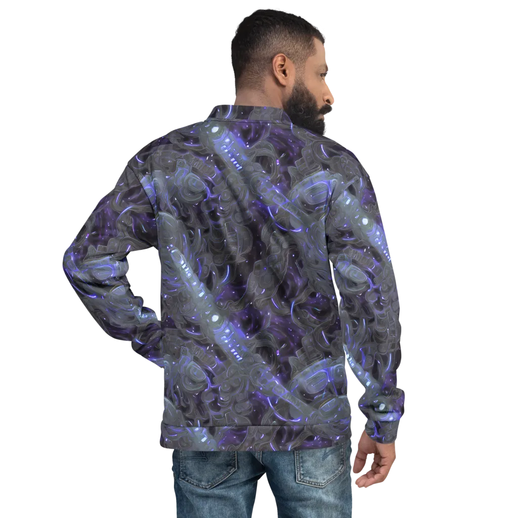 Violet Machine on Bomber Jacket — Back