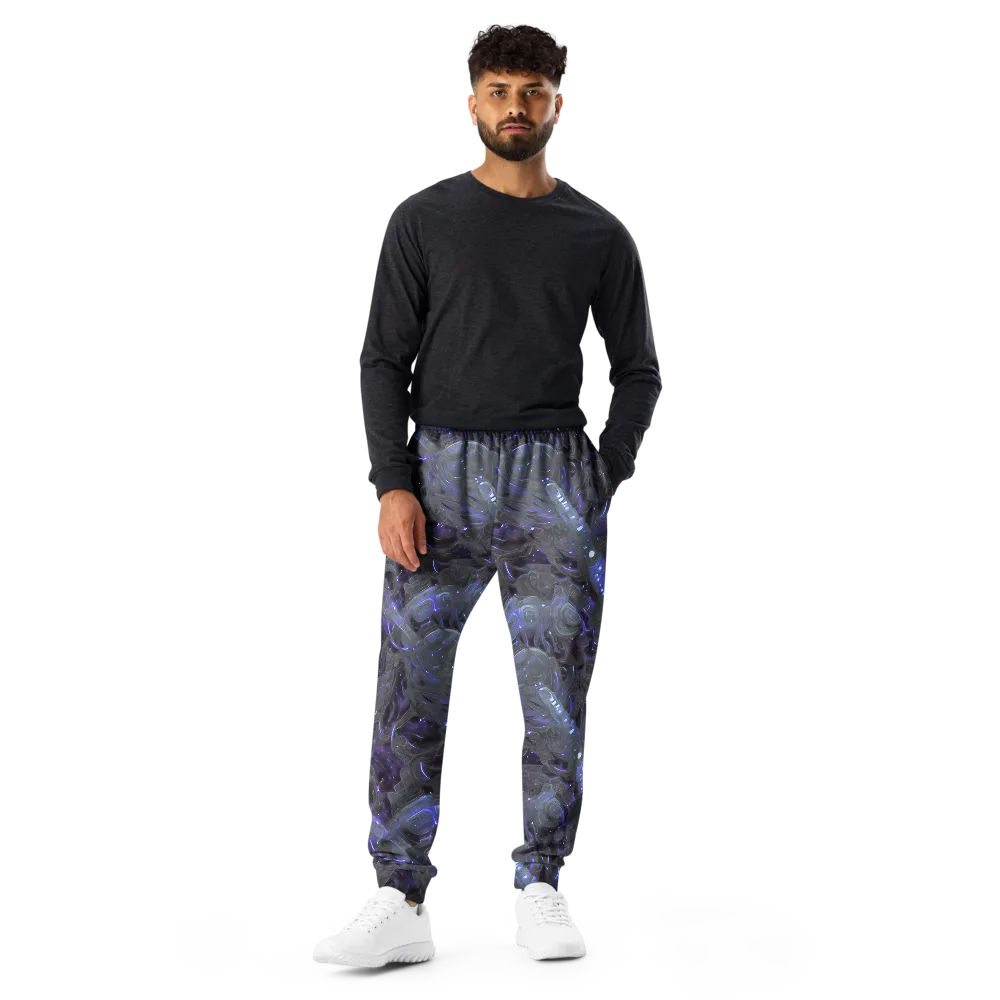 Violet Machine on Men's Joggers — Front