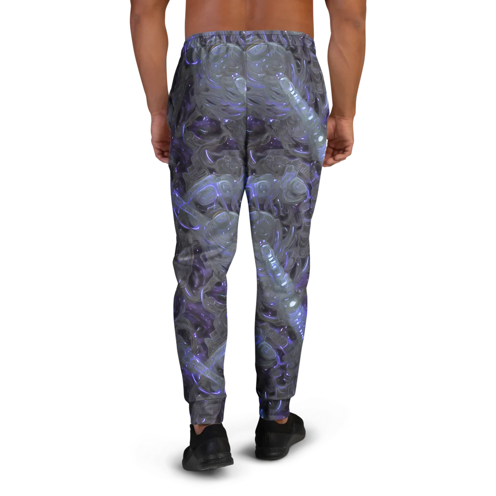 Violet Machine on Men's Joggers — Back