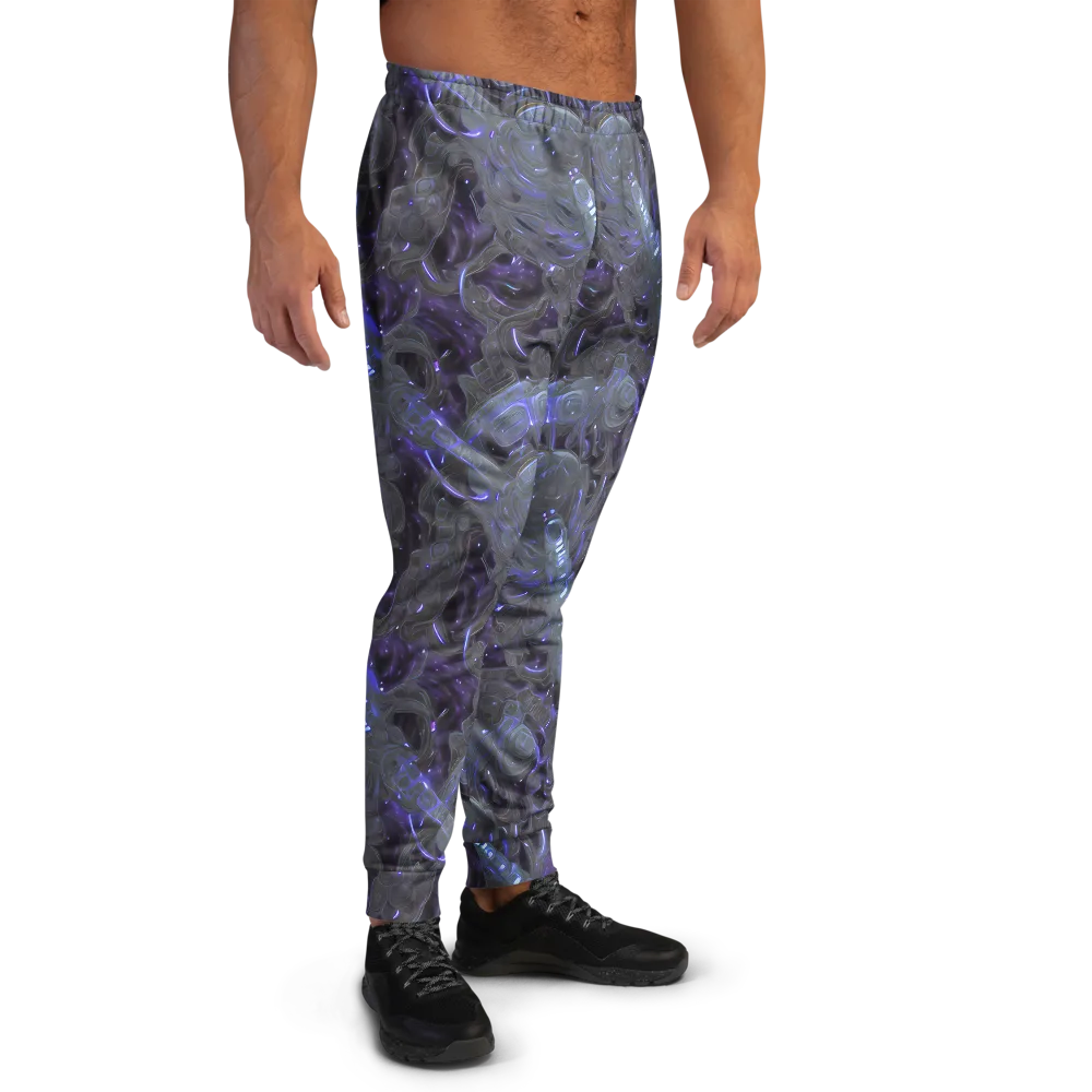 Violet Machine on Men's Joggers — Right