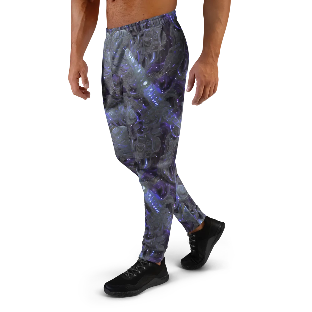 Violet Machine on Men's Joggers — Left