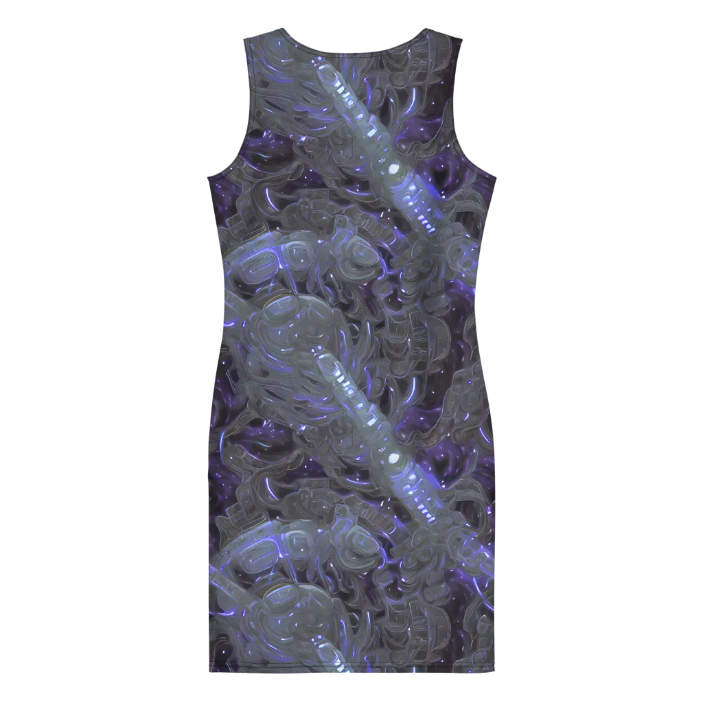 Violet Machine on Bodycon Dress — Back
