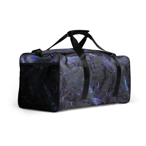 Violet Machine on a Duffle Bag