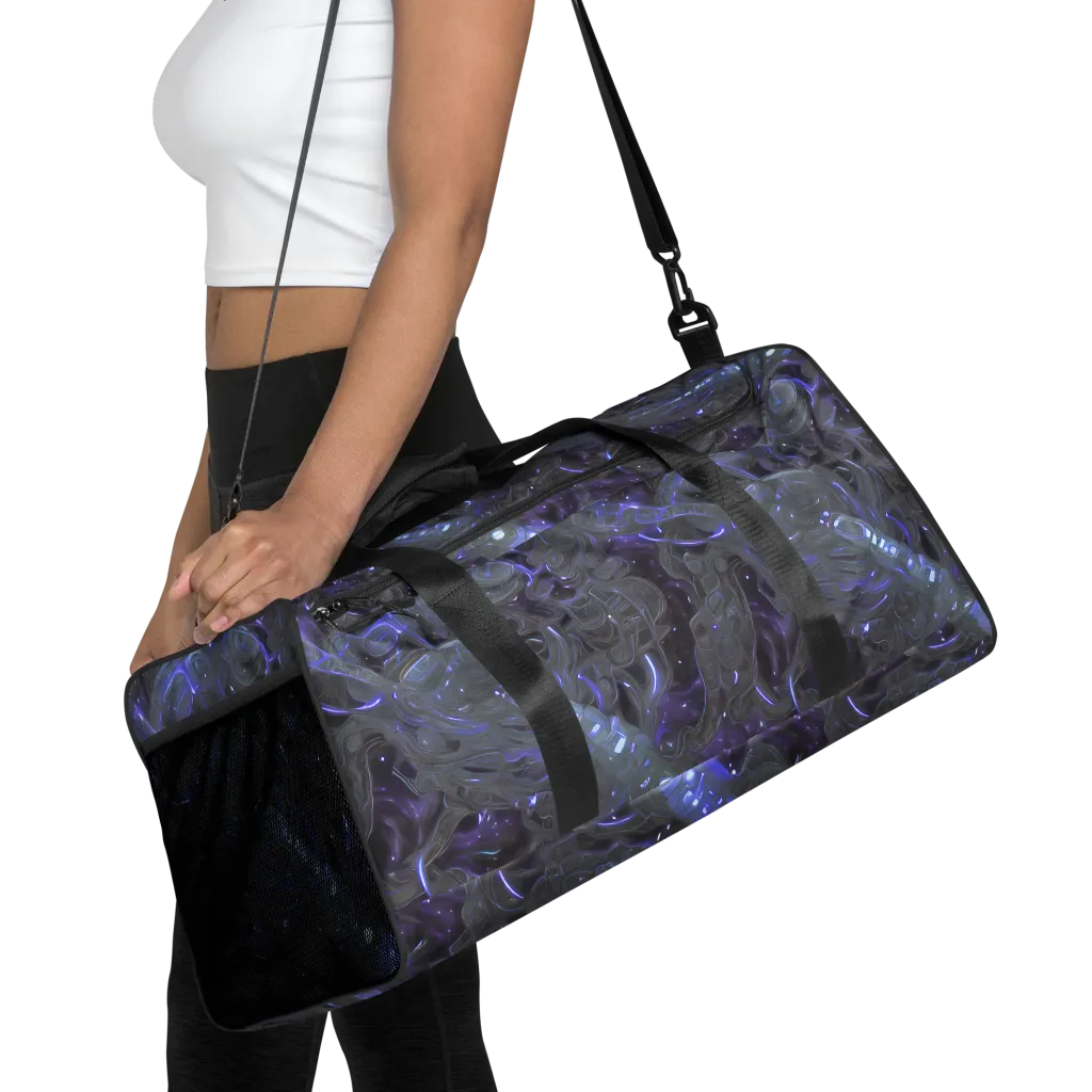 Violet Machine on Duffle Bag — Front