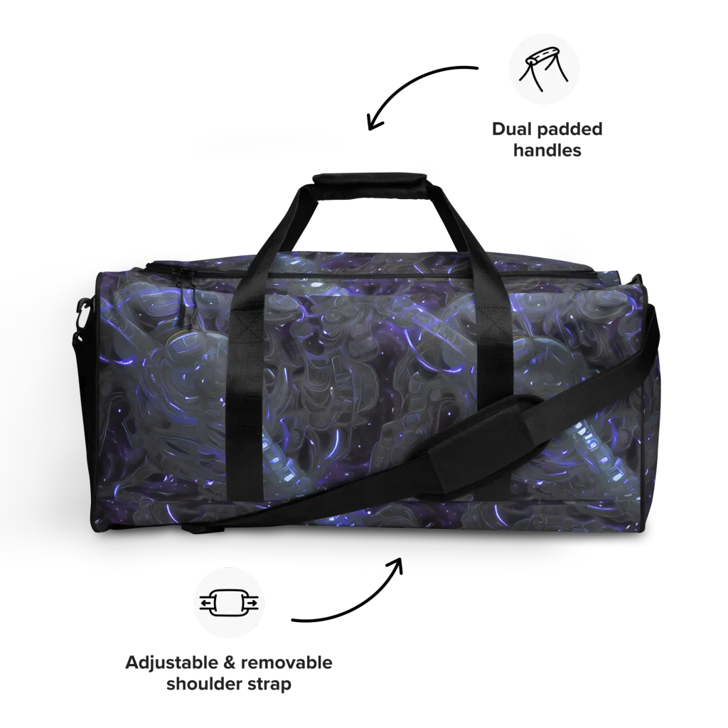 Violet Machine on Duffle Bag — Front
