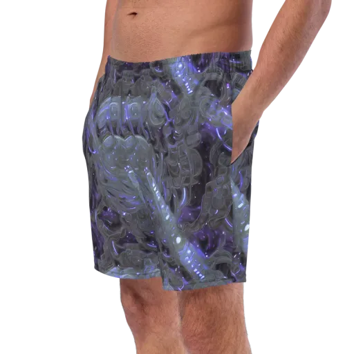 Violet Machine on a Swim Trunks