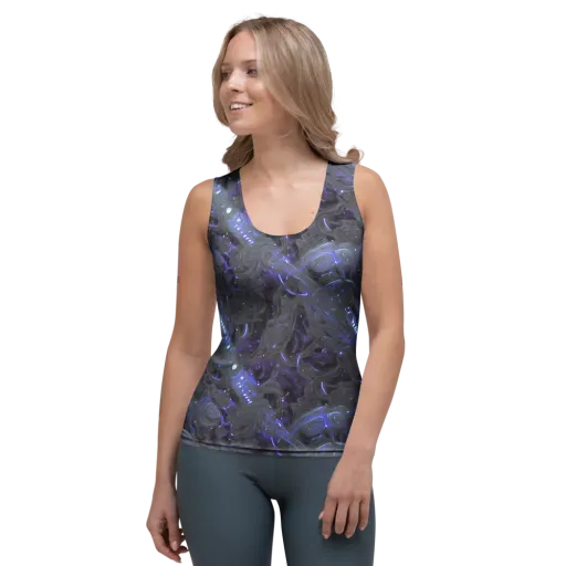 Violet Machine on a Women's Tank Top