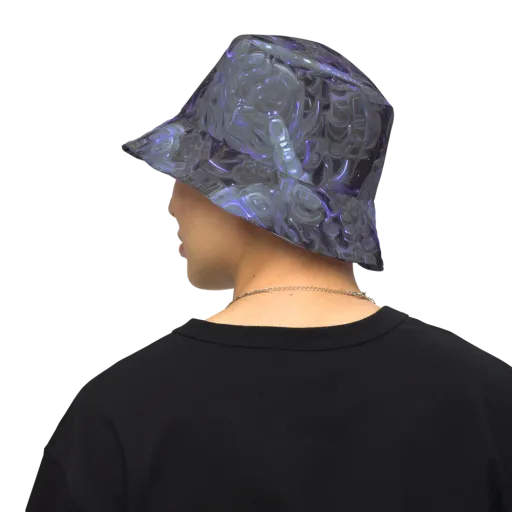 Violet Machine on a Reversible Bucket Hat